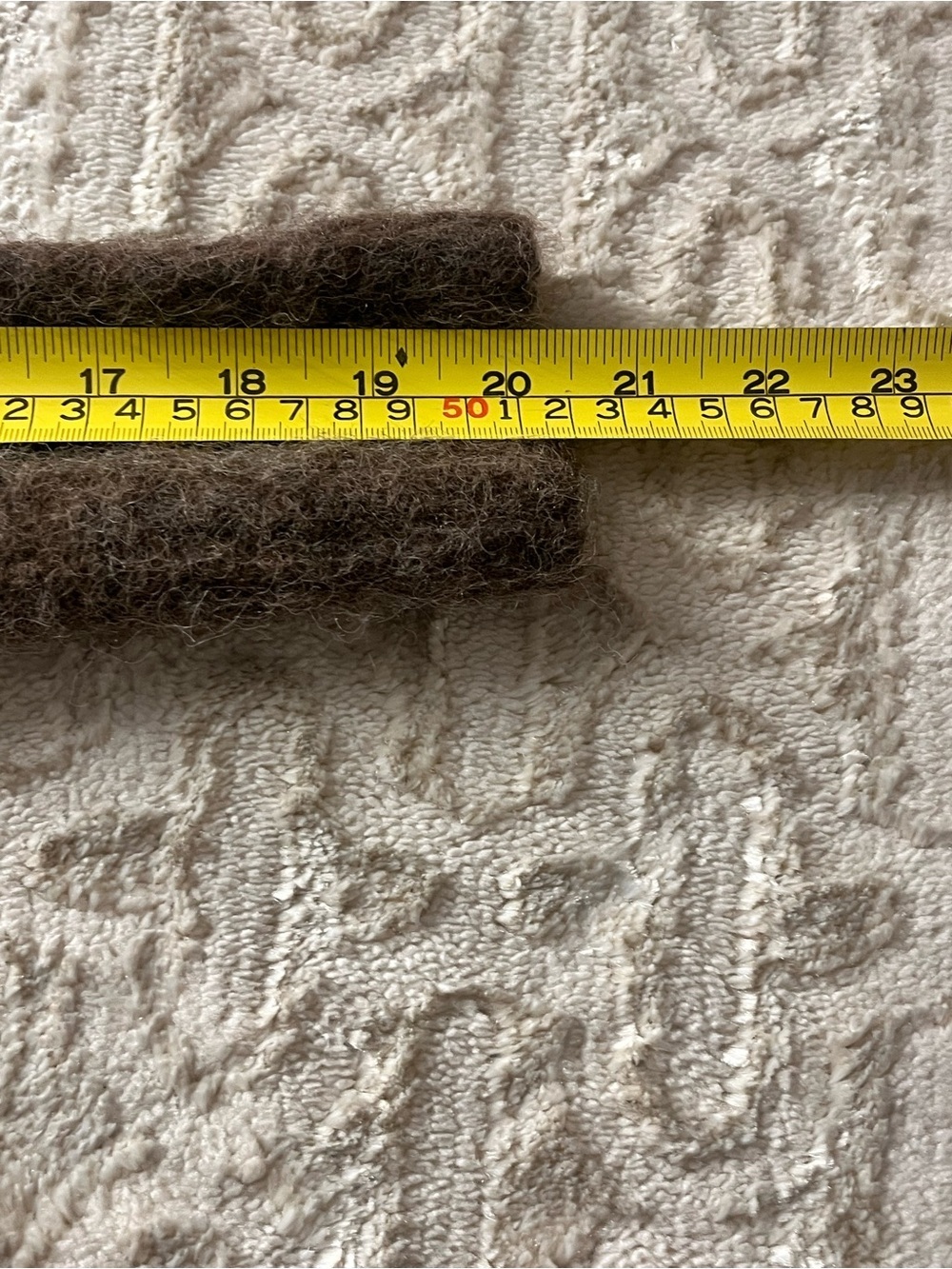 Alpaca Anthropologie Fuzzy Mocha Open Cardigan - Picture 7 of 7